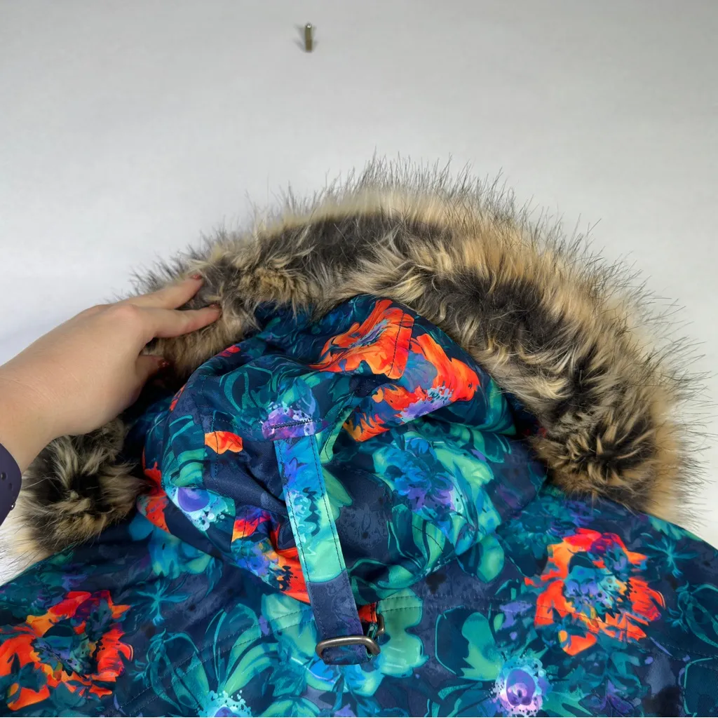 Obermeyer Tuscany II Dream of Spring Floral Insulated Ski Snow Jacket Women 12 - Image 9