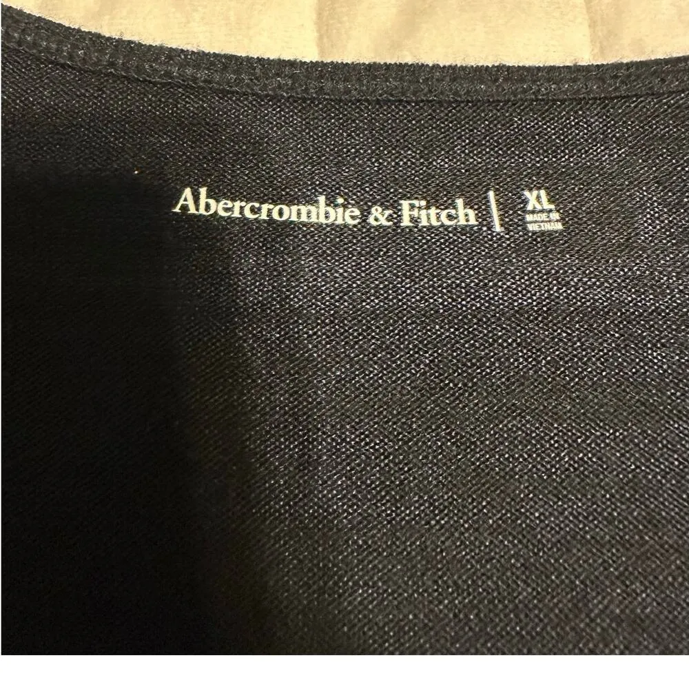 Abercrombie & Fitch Deep V-Neck Body Suit Size XL Long-Sleeve Black NWT - Image 3