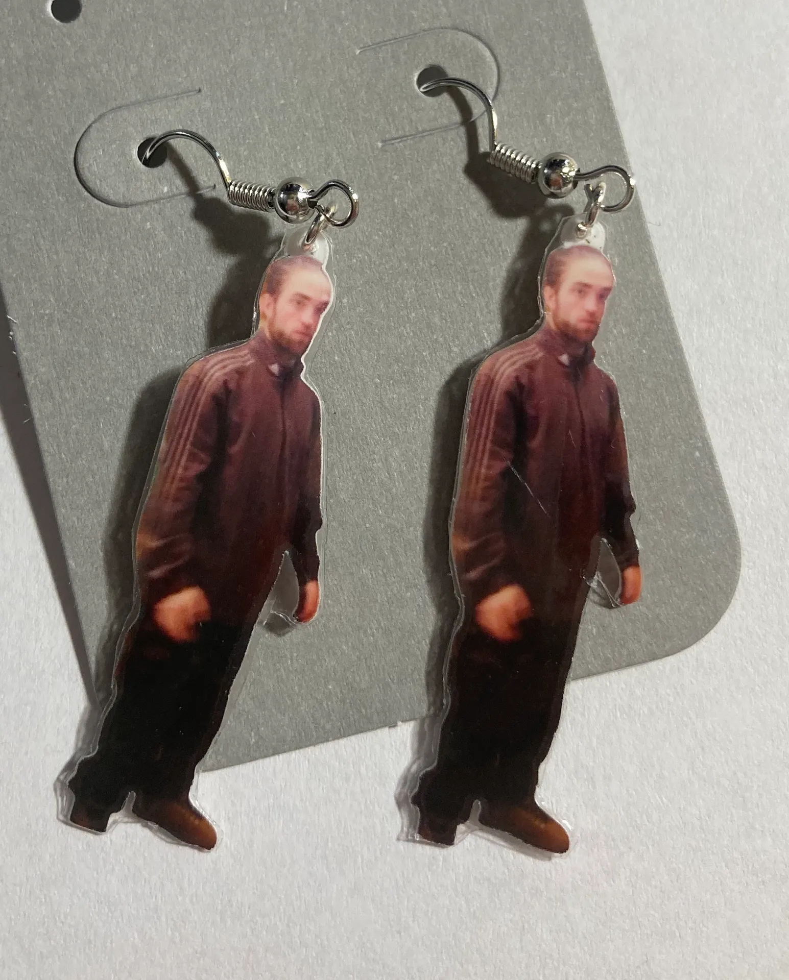 Robert Pattinson Meme Earrings - Image 2