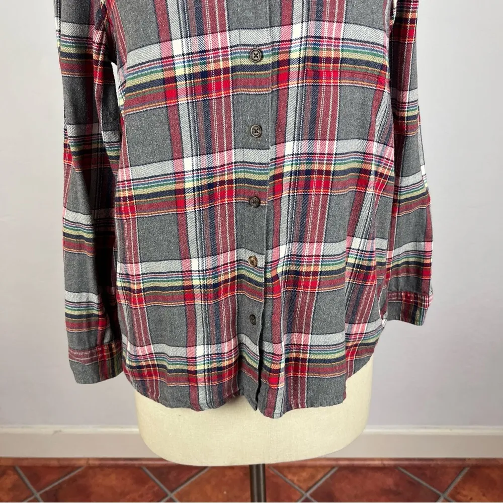 Marine Layer Plaid Flannel Button Down - Image 5