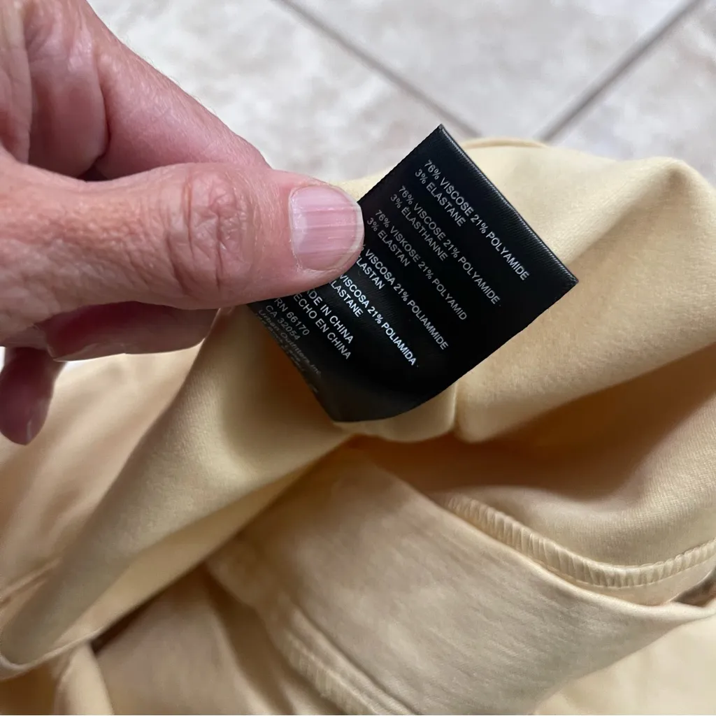 Urban Outfitters  Neutral High Rise Women’s Trouser Pants Sz‎ 8 MSRP $ 59 Yellow - Image 7