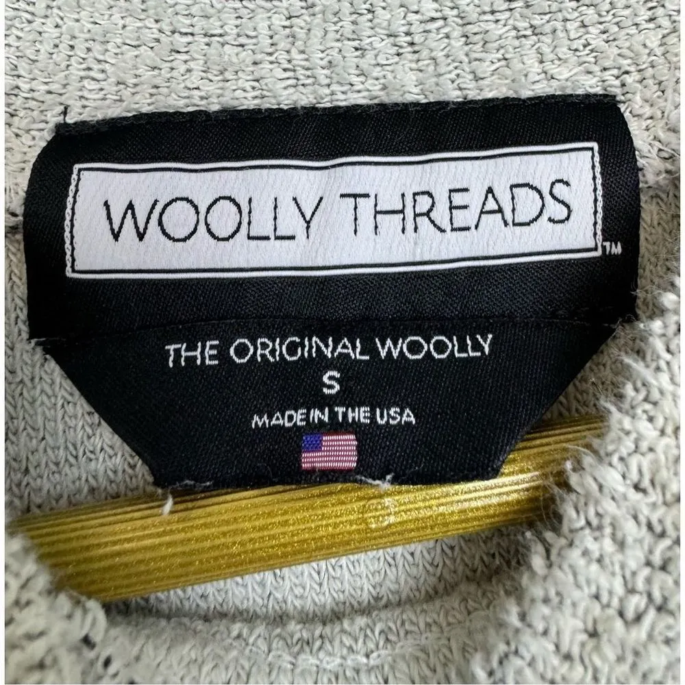 Woolly Threads Baylor University BU Sweatshirt S Gray Terry Cloth Collegiate USA - Image 5