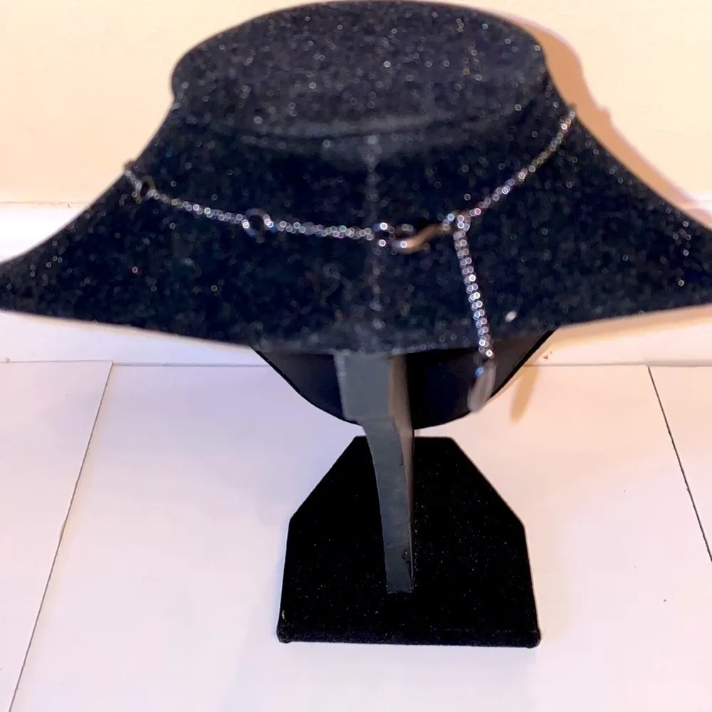 Amrita Singh Black and Ivory pendant necklace. Crystal accents. Lobster claspNWT - Image 4