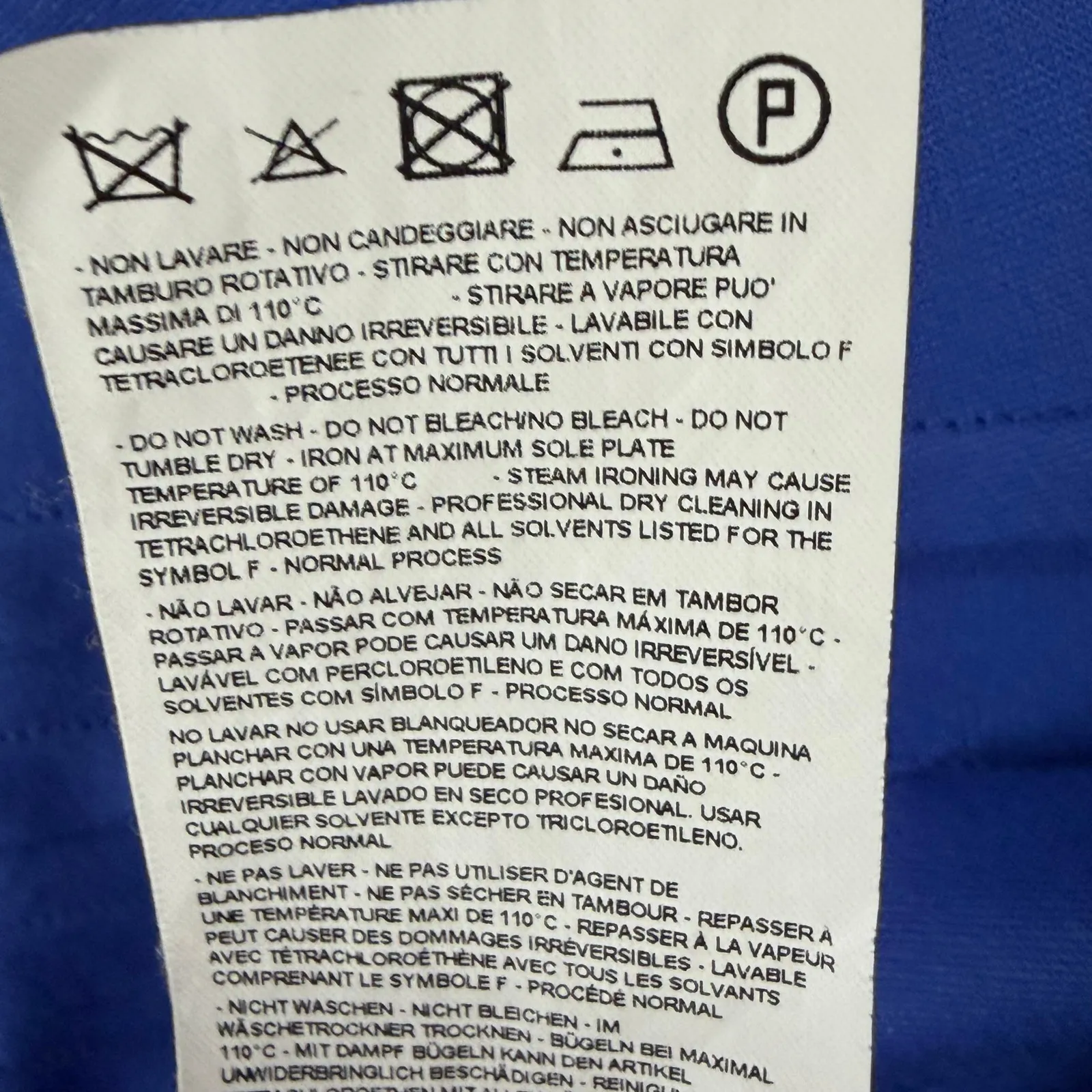 Armani Collezioni Vestito Dress 14 Blue Stretch Fitted Timeless Quiet Luxury - Image 15