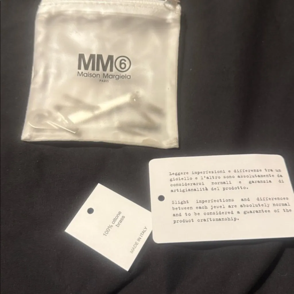 Maison Martin Margiela Silver Number barrette - Image 4