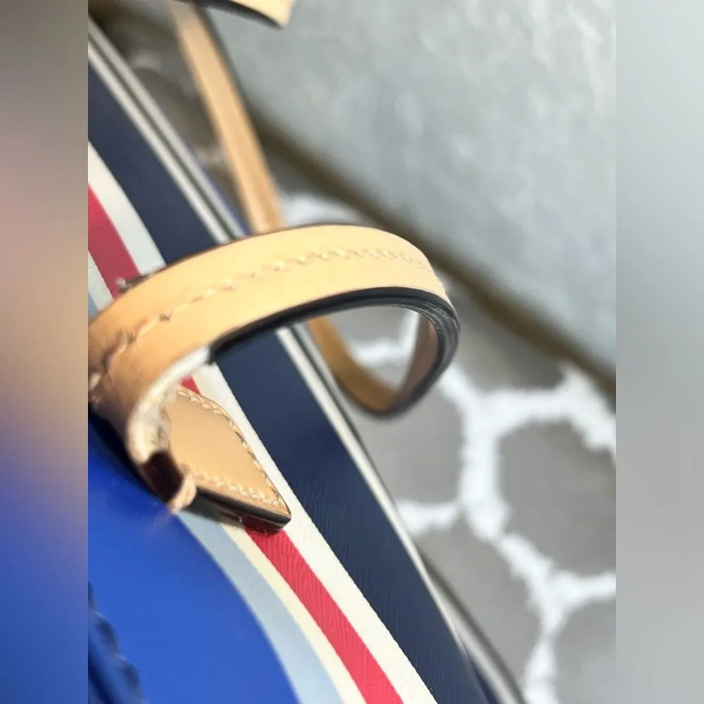 KATE SPADE Eden Street Margareta Stripe Saffiano Leather XL tote- gorgeous bag - Image 13