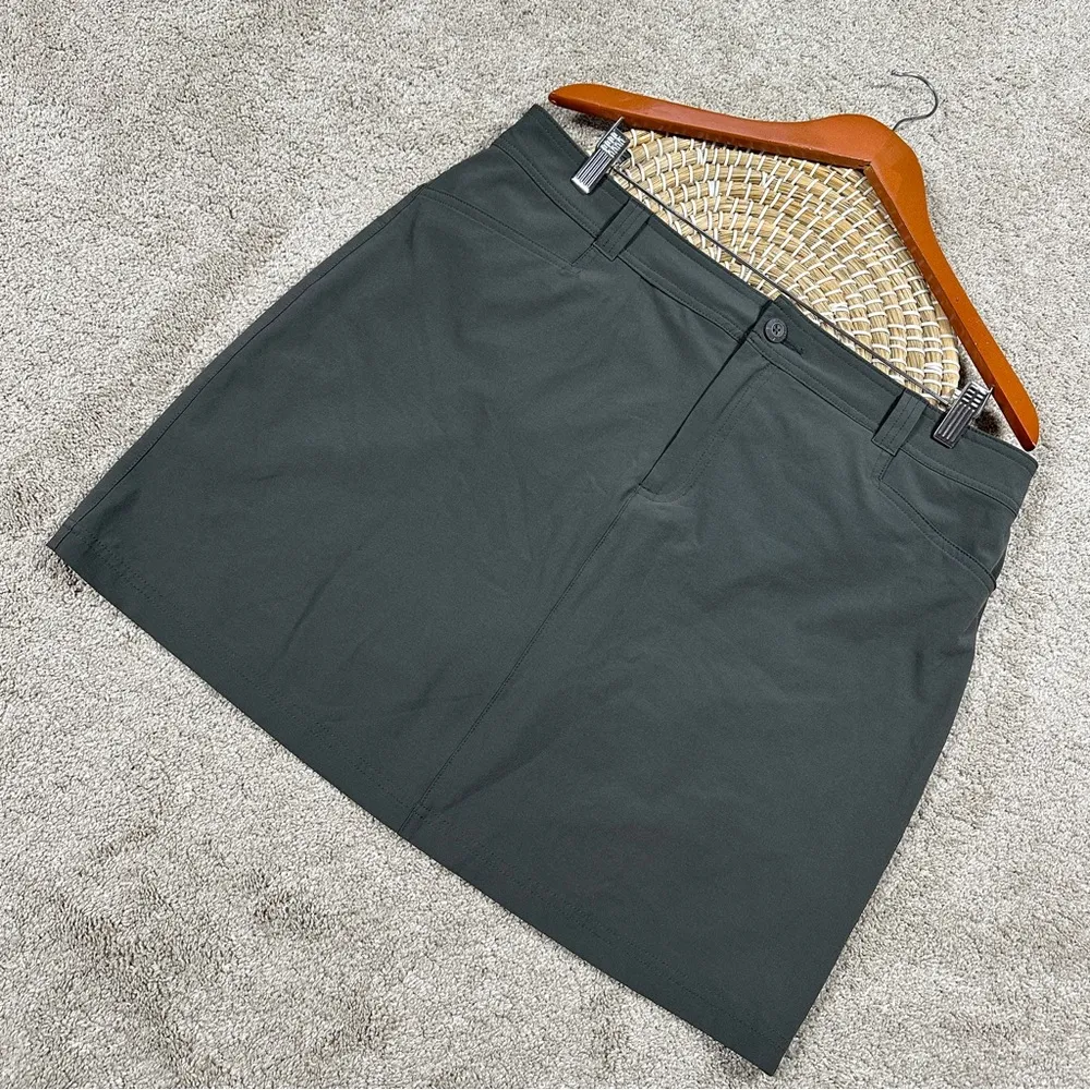 Eddie Bauer Adventurer 2.0 Skort Skirt Built in Shorts Golf Outdoor in Green 14 - Image 2