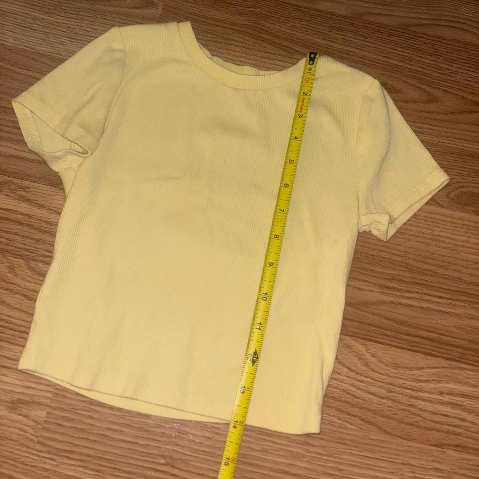 Garage Ribbed Crop Top Size XS - Image 3