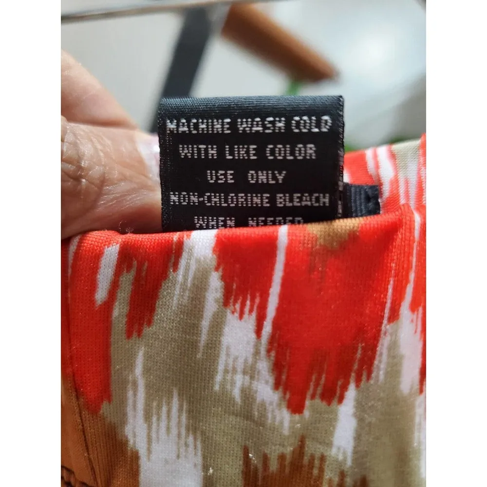 Focus 2000 Multicolor Polyester Mid Rise Wide Legs Comfort Waist Palazzo Pant S - Image 6