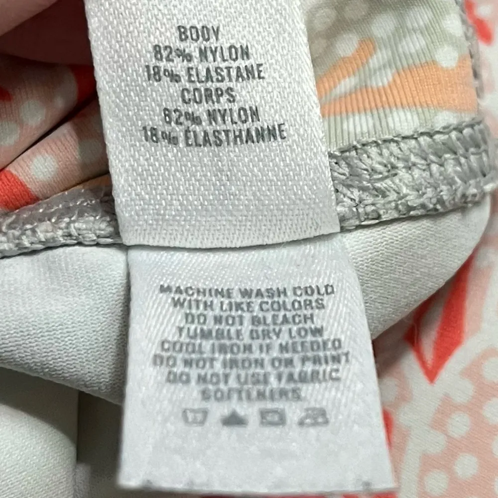 Aerie • Grey White Pink Floral Leafy Chill Play Move Leggings - Image 4