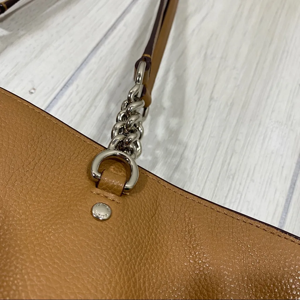 Coach Sophia Pebbled Leather Tote Bag Handbag Purse 36600 - Image 5