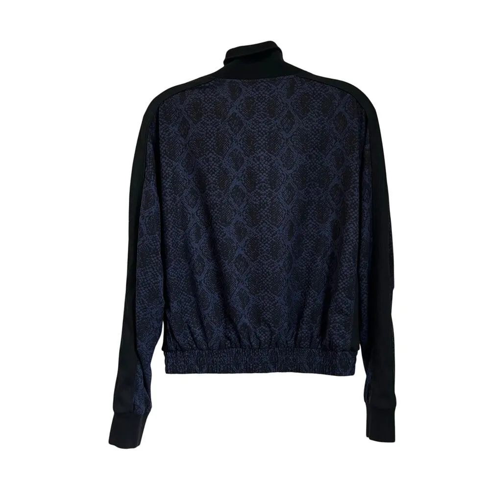 Athleta Blue & Black Lightweight Brooklyn Bomber Jacket Size XS - Image 2