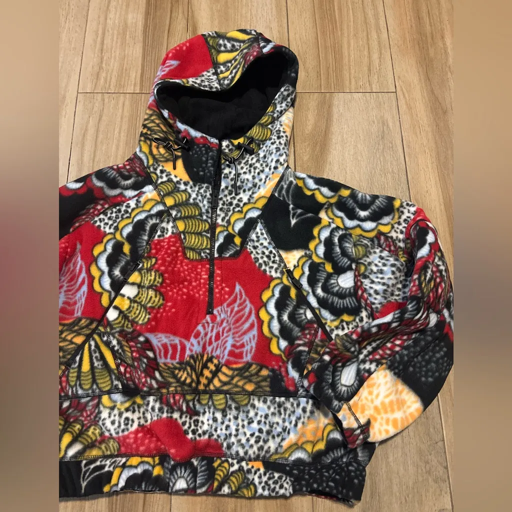 FP Movement Wild and Free Printed Fleece Pullover Red - Image 7