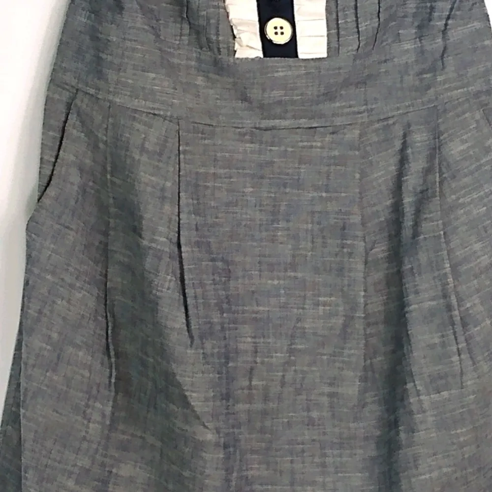 Montrau M Black Pepper Strapless Cotton Mini Dress - Image 2