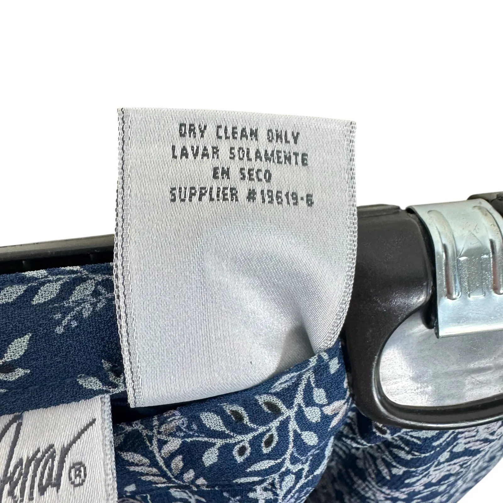 Jacqueline Ferrar Vintage Blue White Floral Long Sleeve Blouse Midi Skirt Set 10 - Image 13