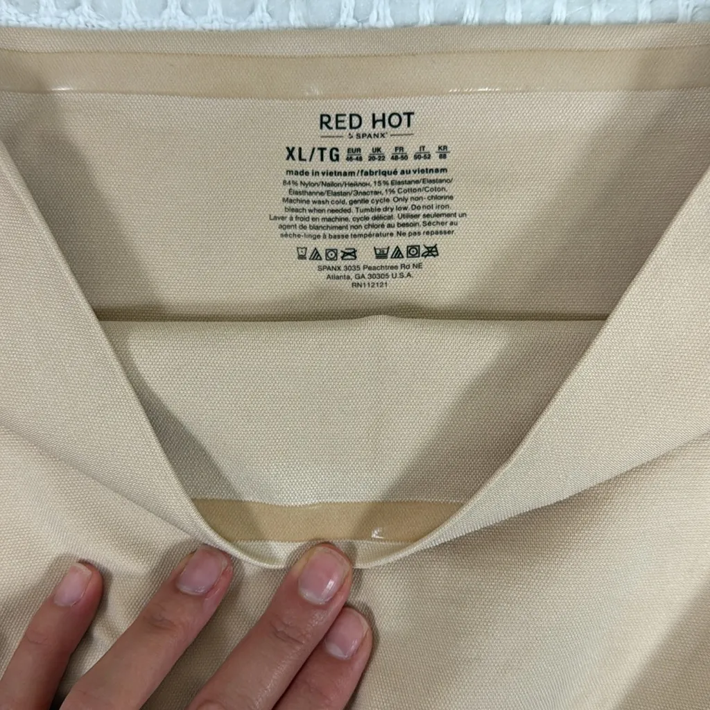 SPANX‎ High-Waisted Shapewear Shorts in Nude - Image 3