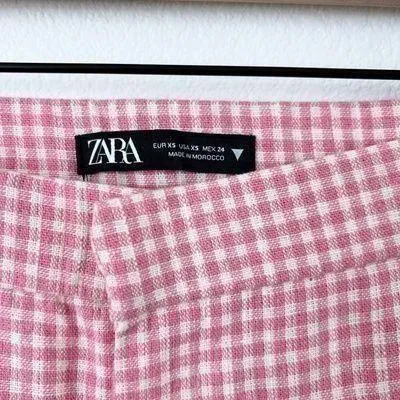 ZARA Gingham Pants - Image 4