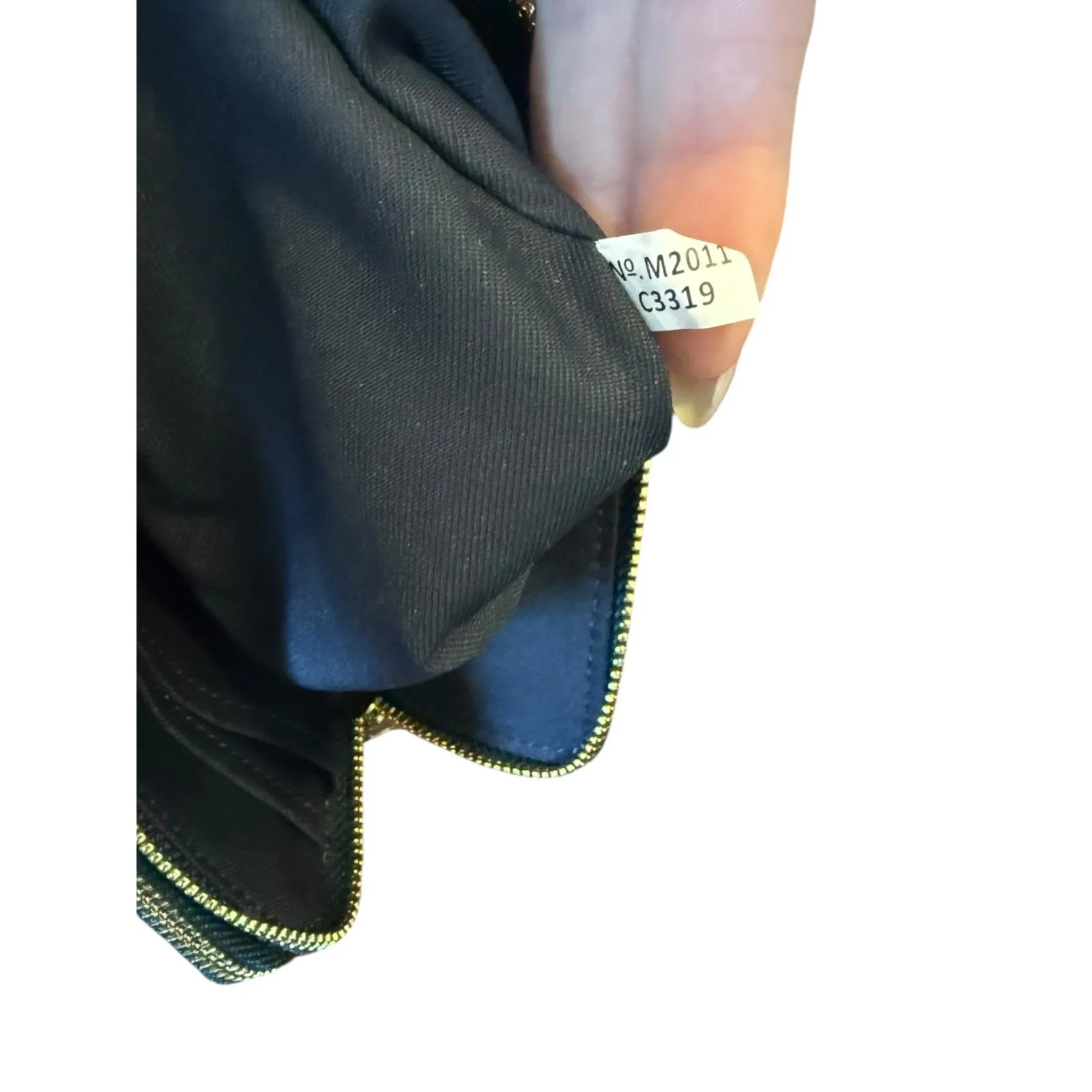 Coach Dempsey Teal Pebble Leather Double Zip Wristlet with Gold Hardware - Image 11