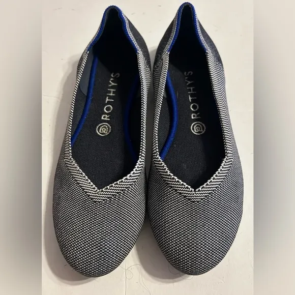 Rothy's Grey/black 9.5 Ballet
Round Toe Flat Shoes - Image 2