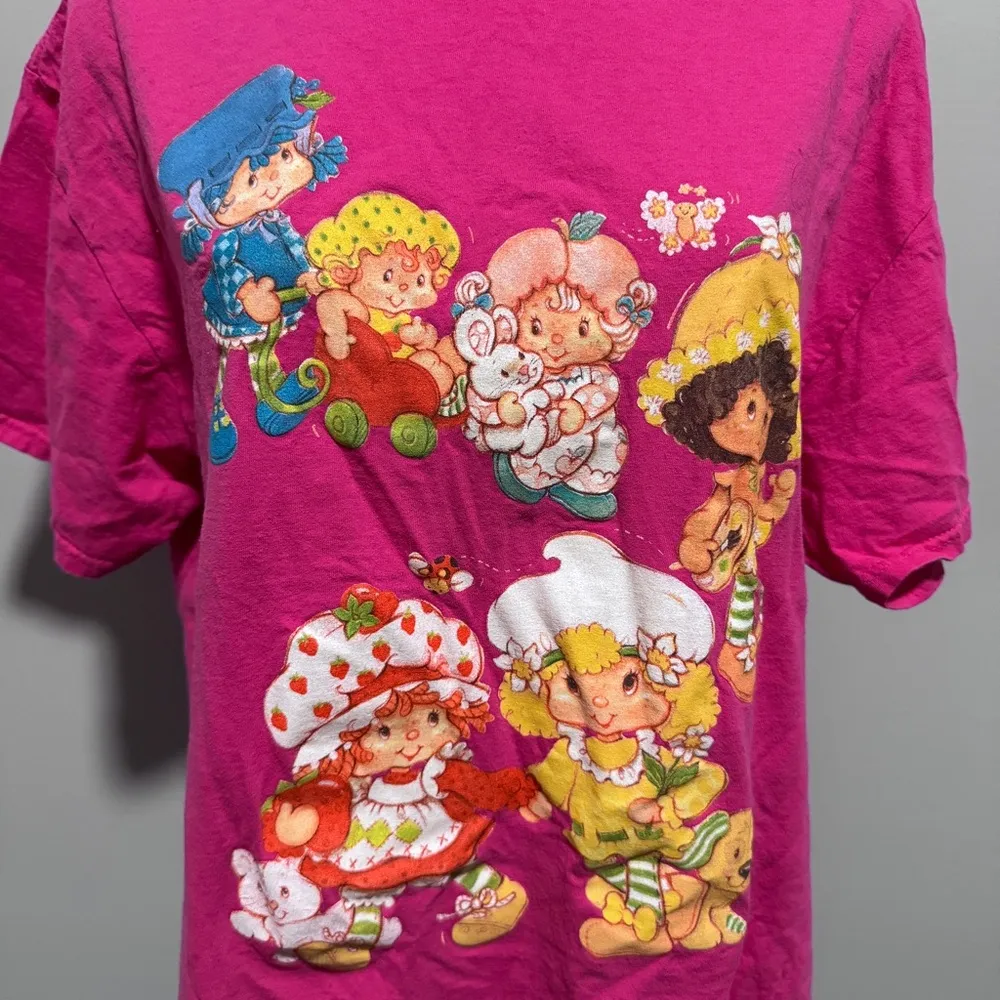 Strawberry Shortcake and Friends Character Pink T - Image 2