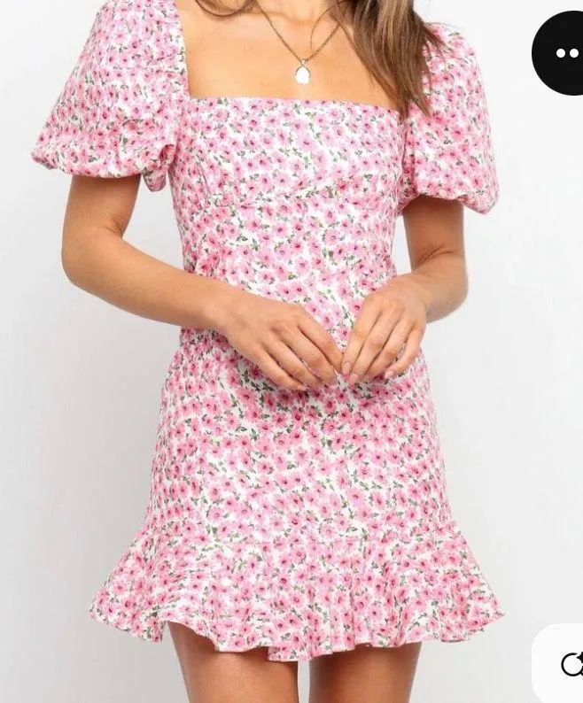 Petal and Pup pink floral mini dress  - Image 2