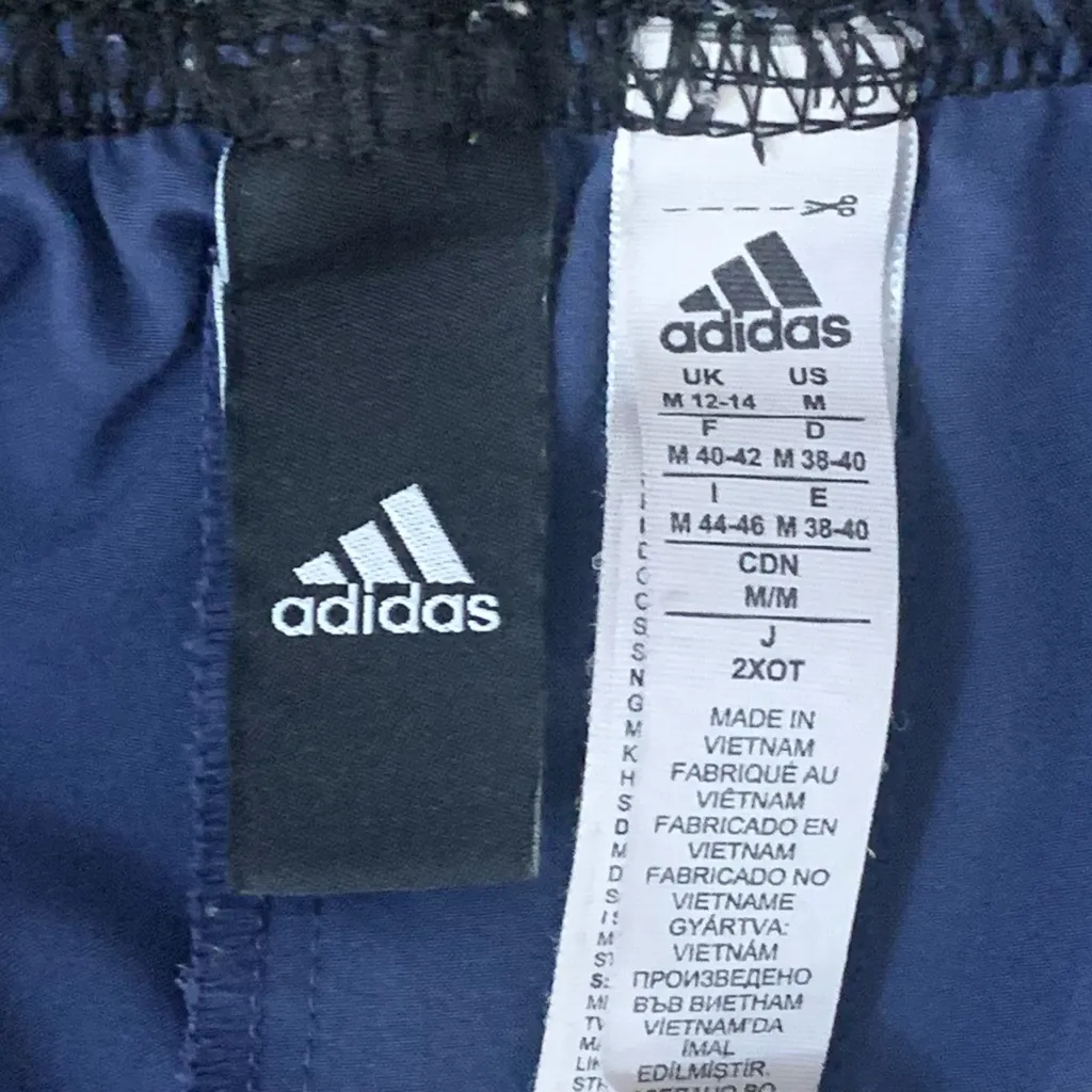 Adidas Women's Sport Id Summer Shorts w/Pockets & Curved Hem Blue Size Medium - Image 8