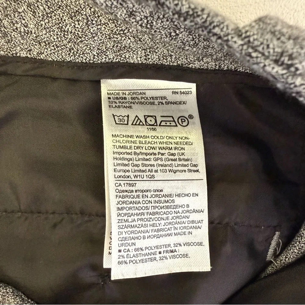 Banana Republic Women’s Gray Dress Pants Straight Trousers Size 6 Long Tall - Image 3