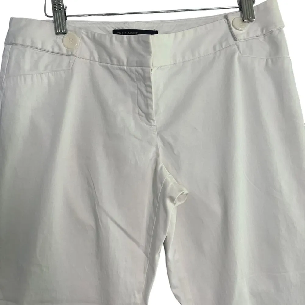 The Limited Collection Drew Fit White Culotte Trousers Womens Size 6 Wide Leg - Image 2