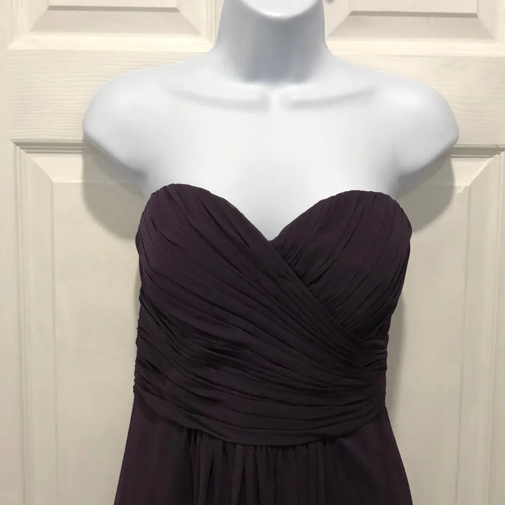 Bill Levkoff Plum Purple Bridesmaid Dress NWOT 10 Sample Dress - Image 7