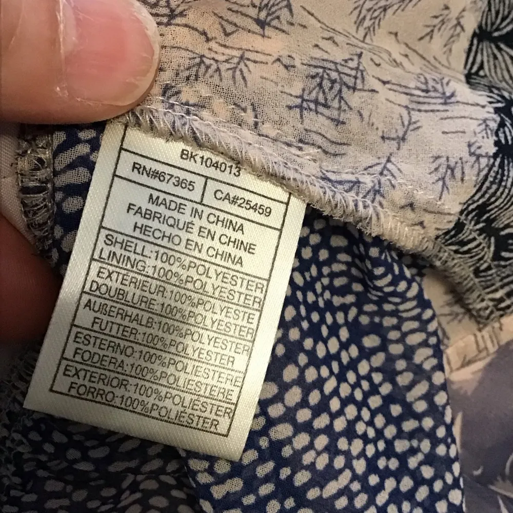 BB Dakota  Patchwork Butterfly Sleeves Peplum Blouse - Image 4