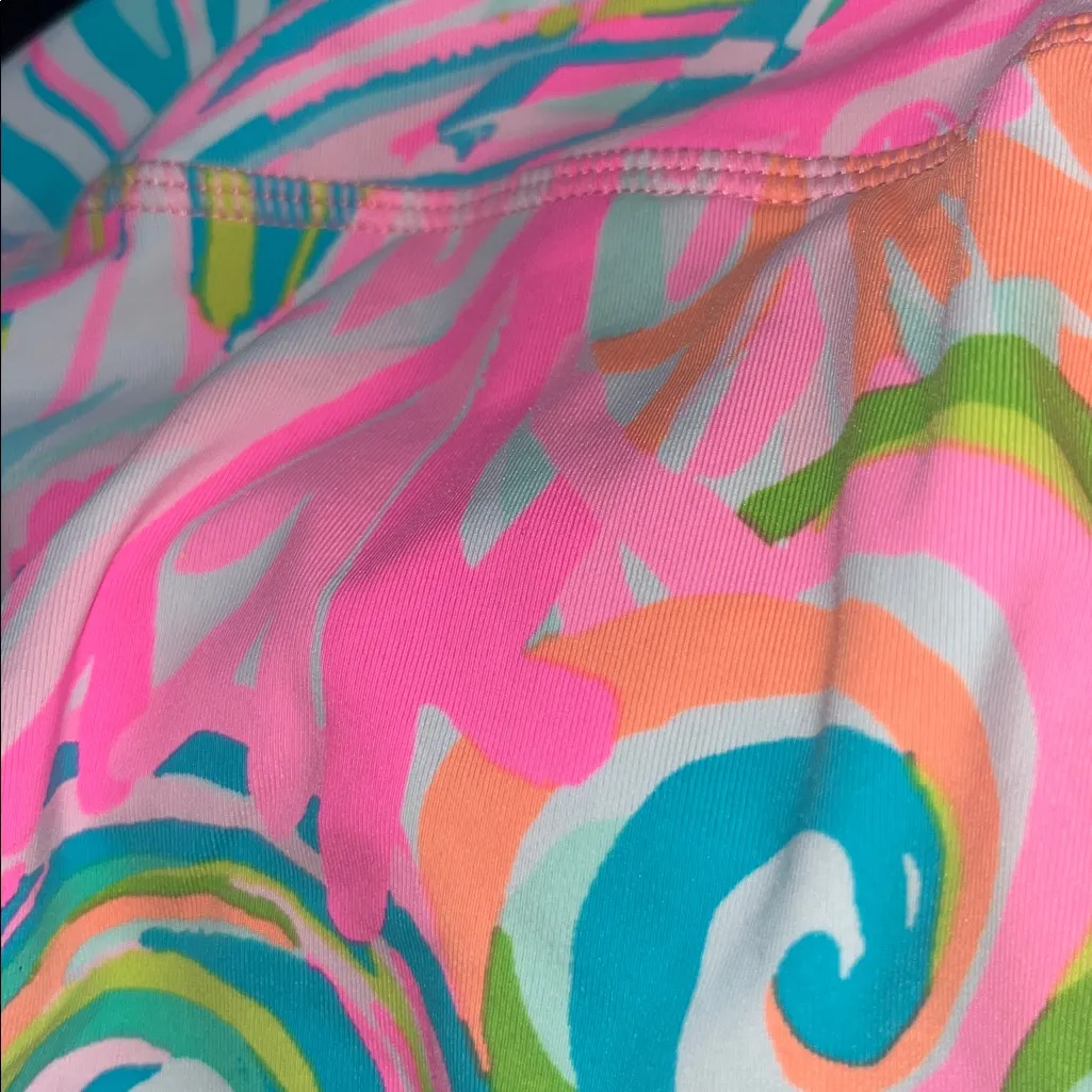 Lilly Pulitzer Aila Luxletic Skort Carnivale Coral Tennis Run UPF 50+ XS - Image 11