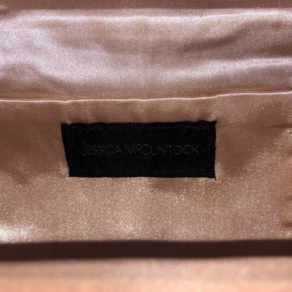 Jessica McClintock silver shiny bag - Image 8