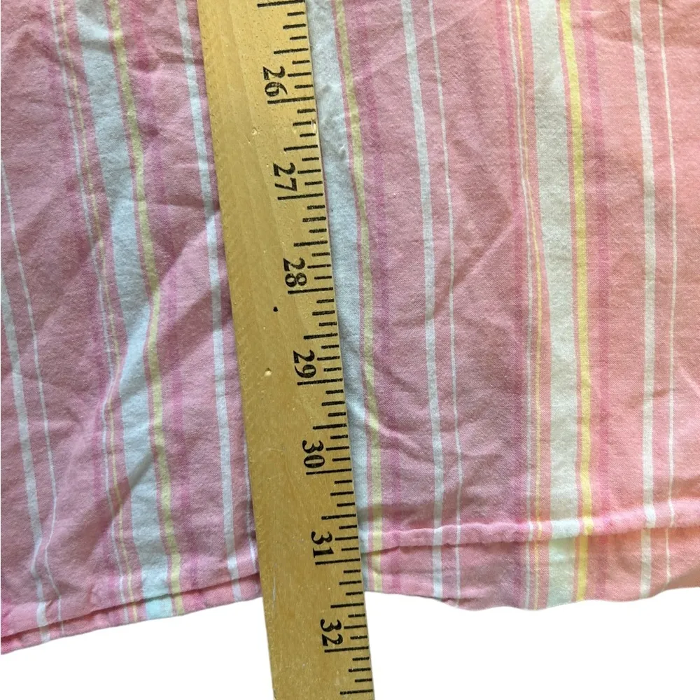 Tommy Hillfiger pink striped Sleepwear Dress Size Large - Image 4