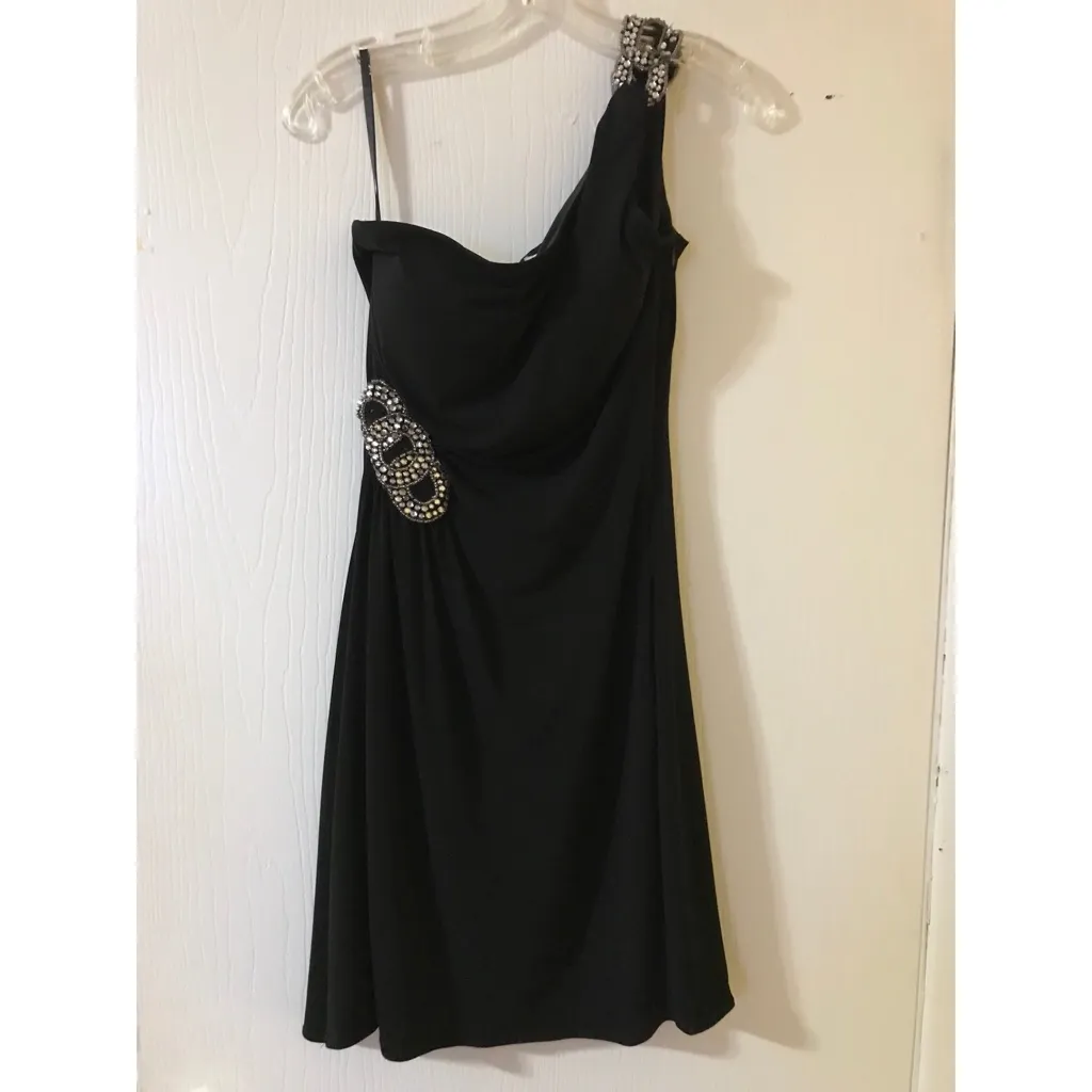 One shoulder cocktail dress Black Size 6 - Image 2