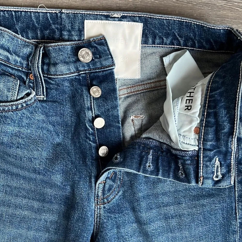 MOTHER Superior The Tomcat Playing With Scissors Blue Size 24 - Image 7