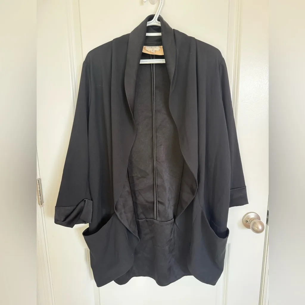 Aritzia Wilfred Chevalier Open Front Blazer Size 10 - Image 2