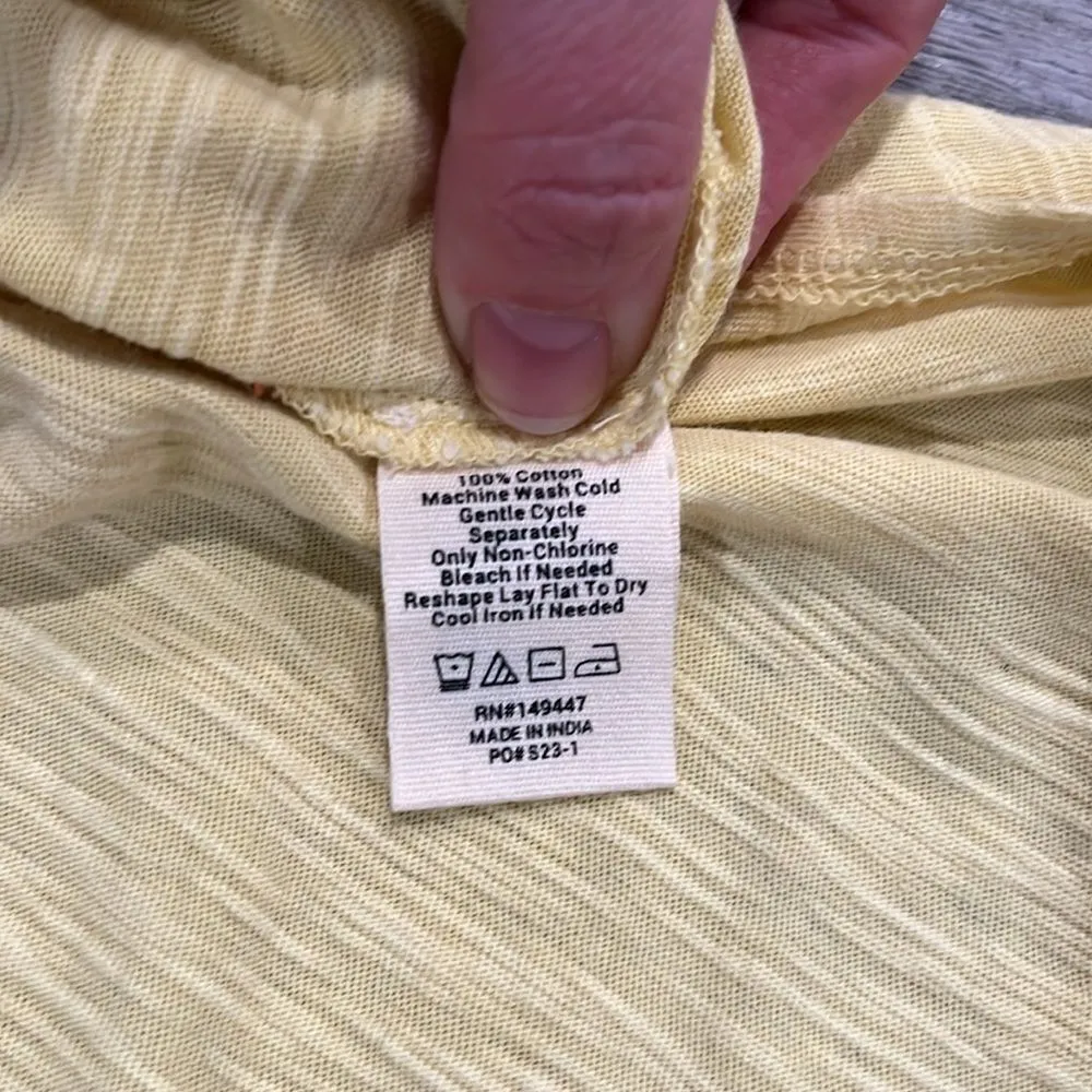 The Normal Brand Vintage Slub Tee Dress midi yellow - Image 15