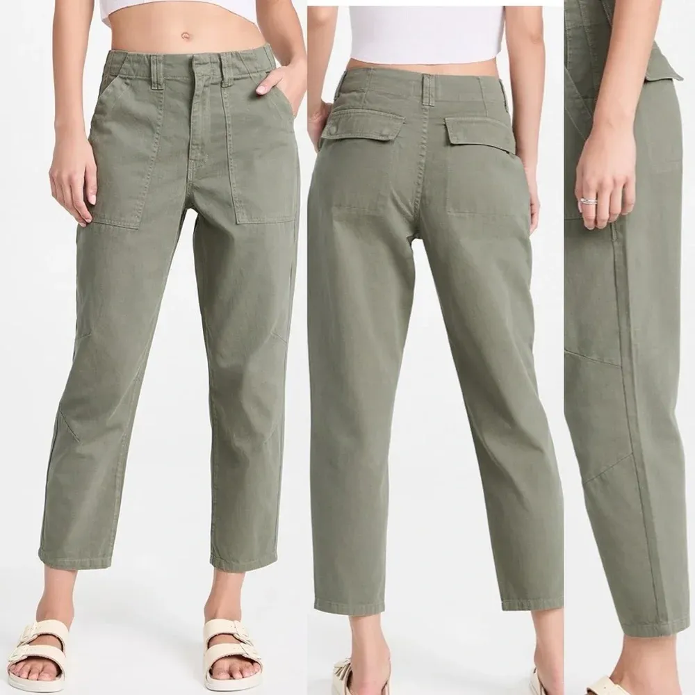 Pistola Pamela High Rise Carpenter Pants Gray Steel Blue Size‎ 32 Utility - Image 13