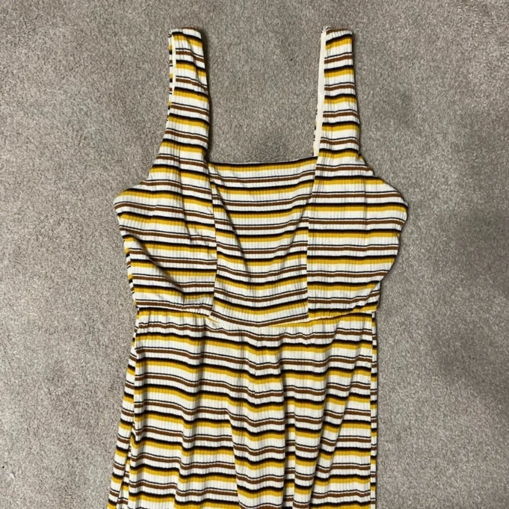 Wild Fable Stripped Yellow Jumpsuit Size XS - Image 4
