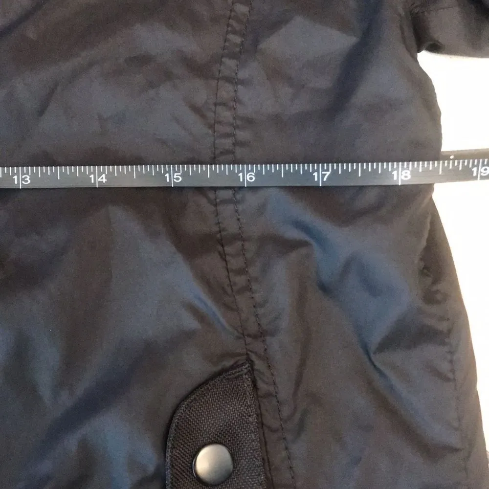 Ferrari black windbreaker style puma zip up car jacket size small nylon cars - Image 8