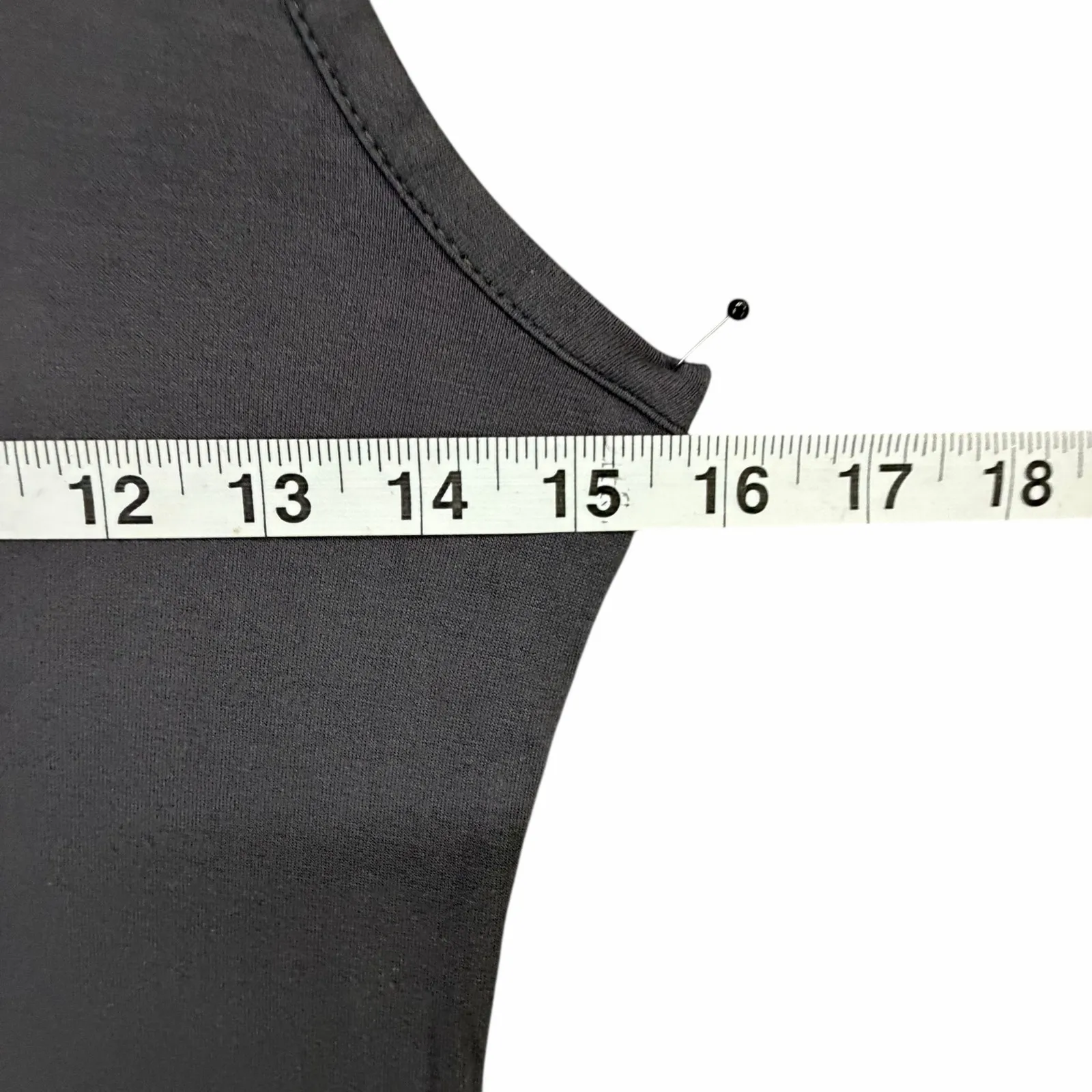 Victorias Secret Tank Maxi Dress S Gray Racerback Scoop Neck Hi Lo Effortless - Image 6