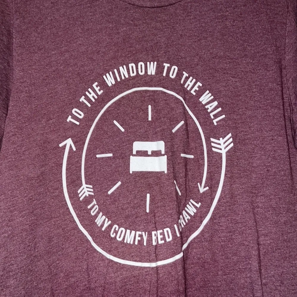 Bella Canvas women's large graphic t-shirt short slv to the window to the wall - Image 2