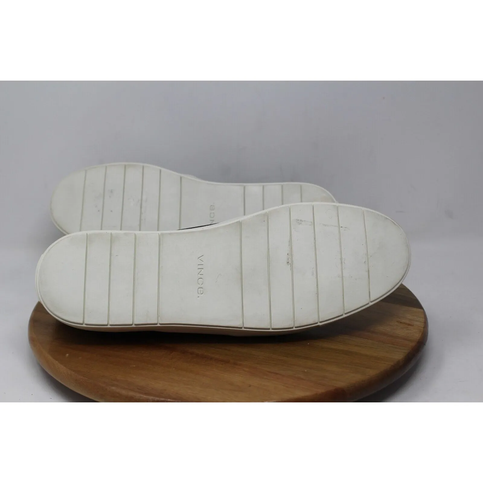 Vince Sneaker Womens Leather‎ Corbin Slip on Black Shoe Size 11.5 M US 41.5 EU - Image 8