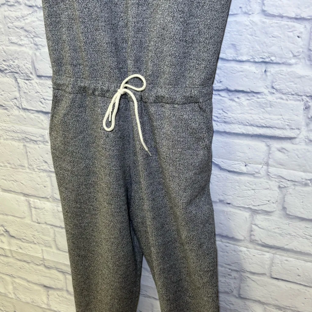 Roots Canada Cabin Collection Womens Jumpsuit Grey Med Athleisure Luxe Comfort - Image 5