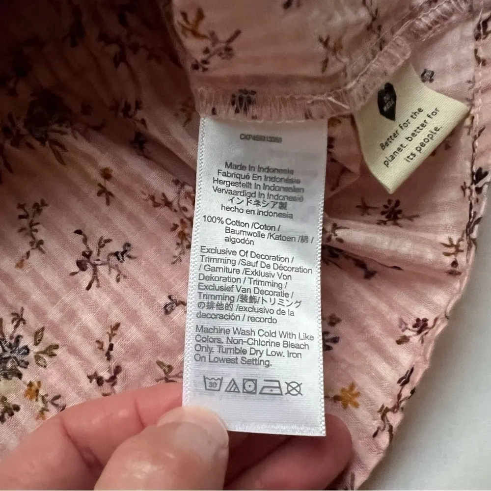 Madewell Plus Sophia Top in Bouquet Floral Pink Size 2X NWT - Image 6