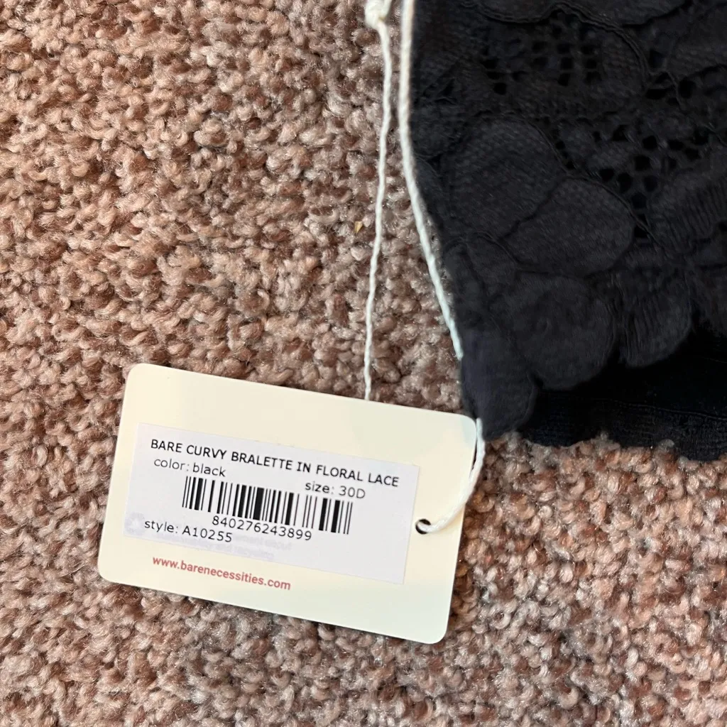 Bare Necessities Black Lace Bra Size undefined - Image 9