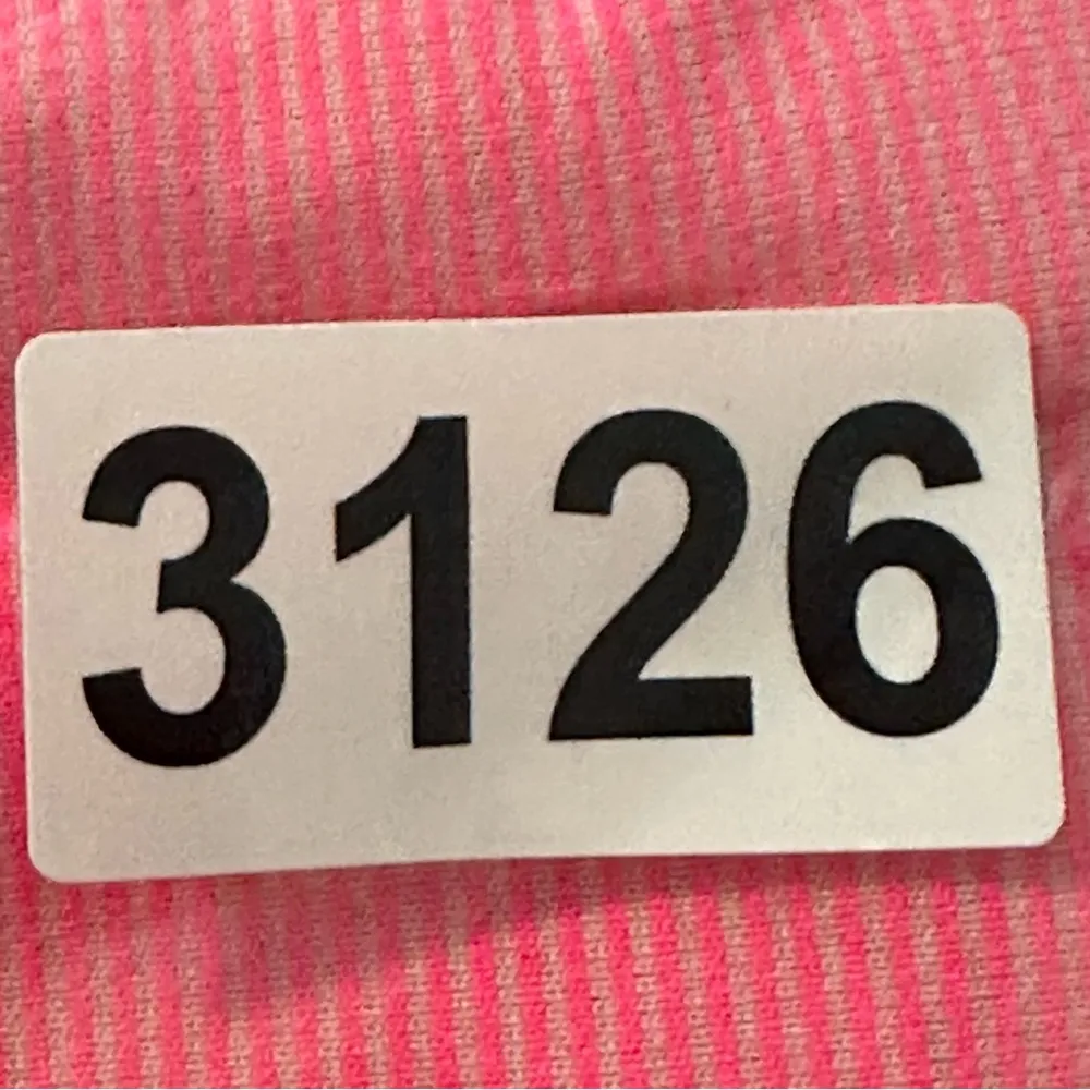 Lululemon Women’s Size 6 Wee Stripe Dine Flash Pink Daily Racerback Tank Top - Image 5