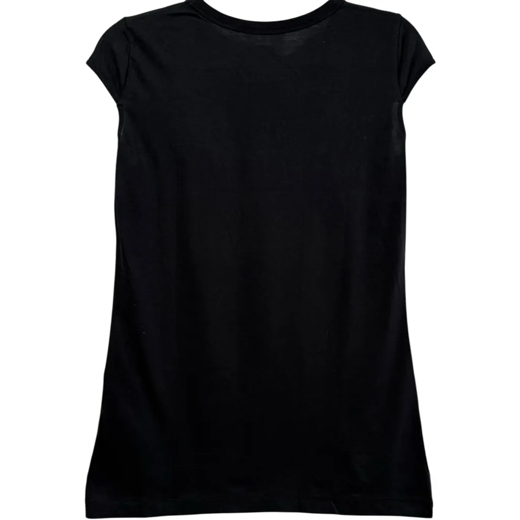 NWT Fiorucci Naomi Campbell Soup Can Black Cotton Graphic Tee Shirt Small $128 - Image 2