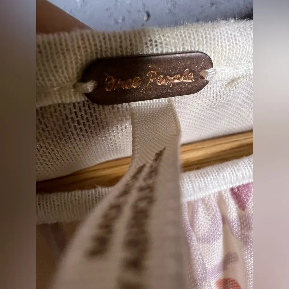 Free People Womens Wild Flower Honey Blouson Floral Print Peasant Top, Small - Image 8