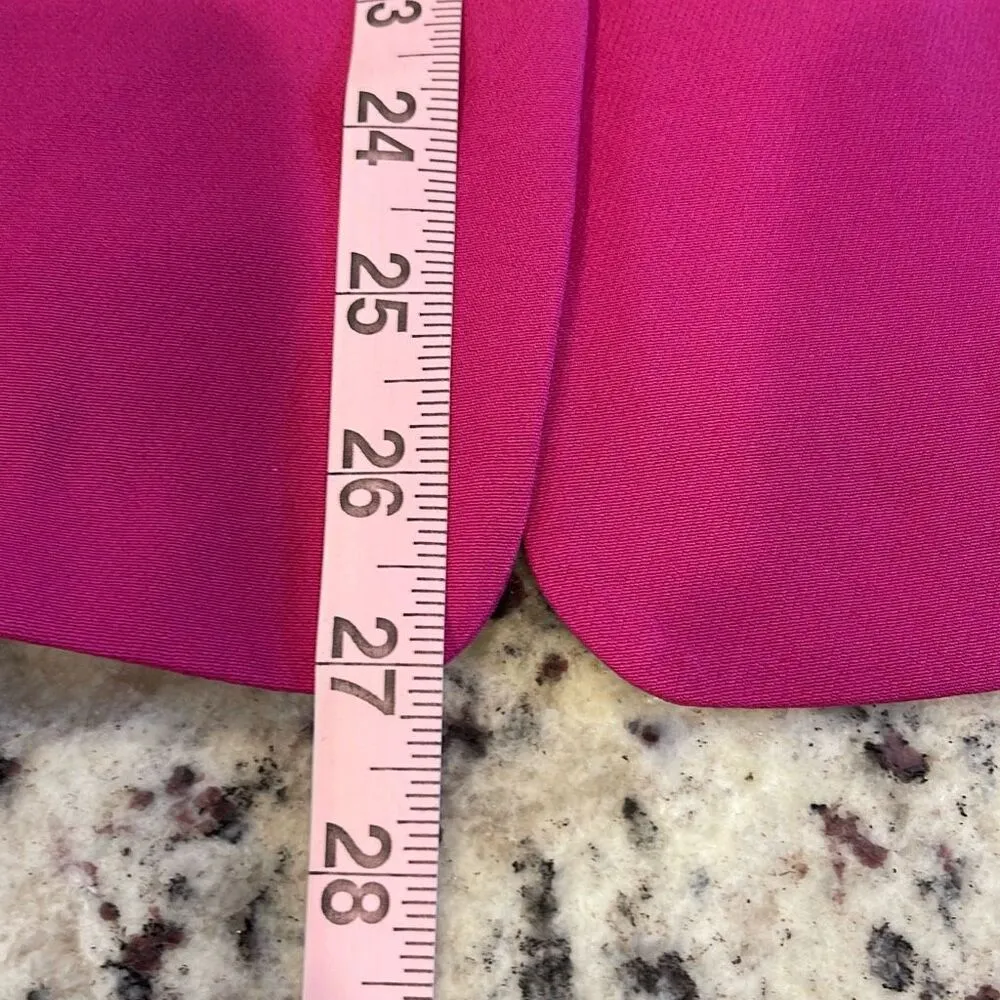 LUSH CASUAL NOTCH‎ COLLAR BLAZER IN FUCHSIA Size Medium NWT - Image 8